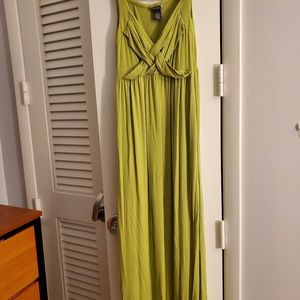 Medium Maxi Dress Lime Green